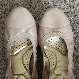 Nude dexflex comfort dress flats